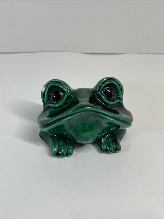 Other - Vintage Arnels 1970s Frog Figurine Ceramic Whimsical Cottagecore Farmhouse Decor